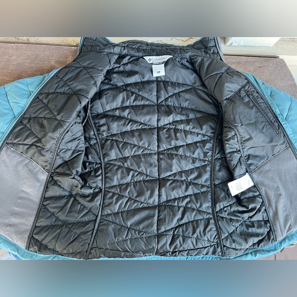 Columbia Omni Heat Teal Color Size M Women Repellency Jacket - Picture 8 of 16